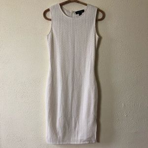 St. John White Midi Dress